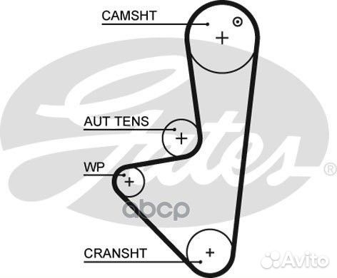 Ремень грм 5575XS Gates