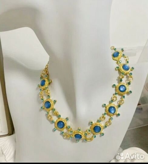 Чокер колье в винтажном стиле