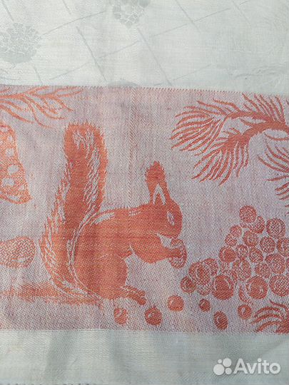 Полотенца кухонные льняные СССР, винтаж