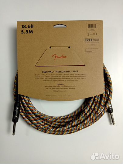 Инструментальный кабель Fender Guitar Festival