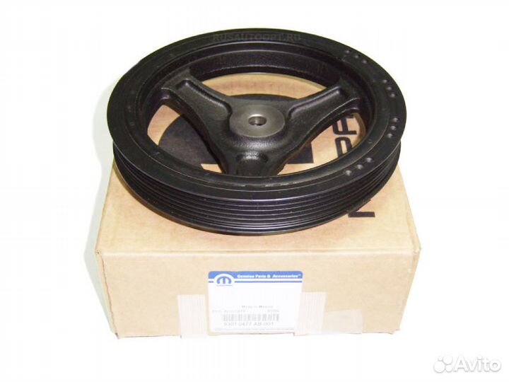 Шкив-демпфер коленвала Крайслер 2.4 EDZ 53010477AB