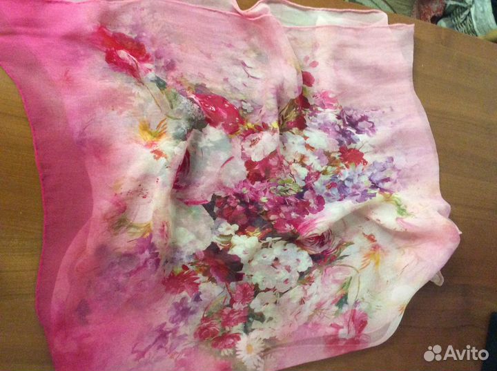 Палантин Rossini 100 натуральный шёлк Размер 55:16