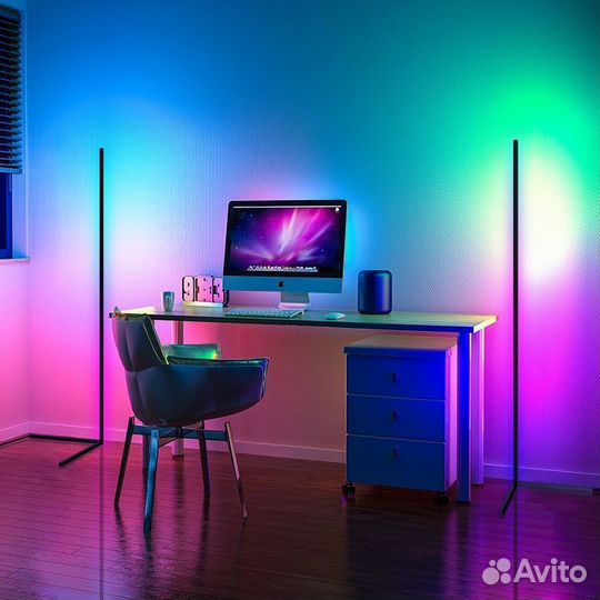 Скандинавский светильник торшер RGB