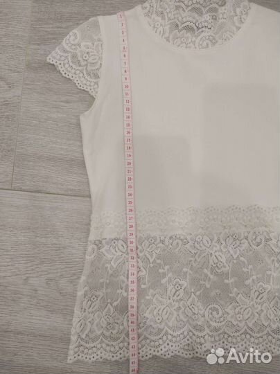 Блузка белая 122