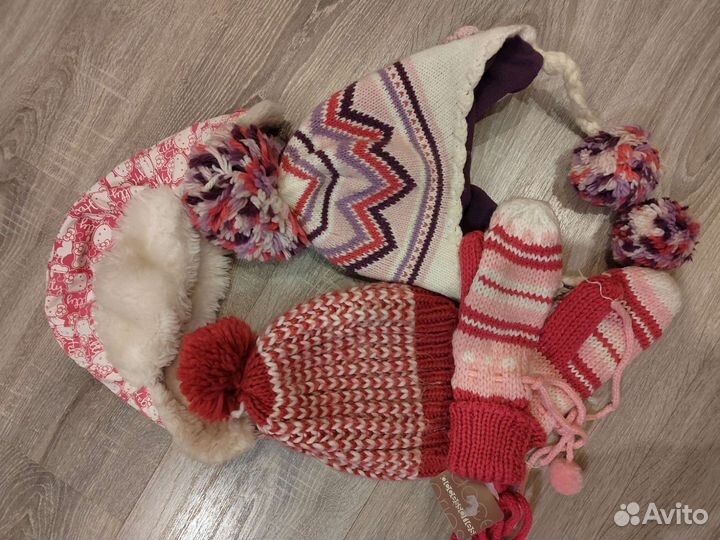 Комплект шапка, шарф