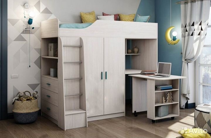 Кровать чердак