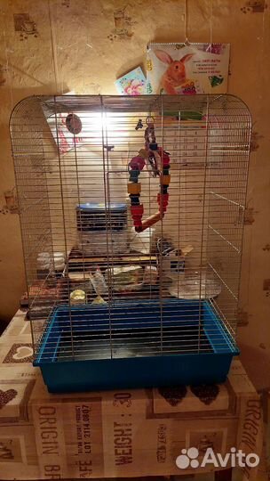 Клетка для попугая крупная бу