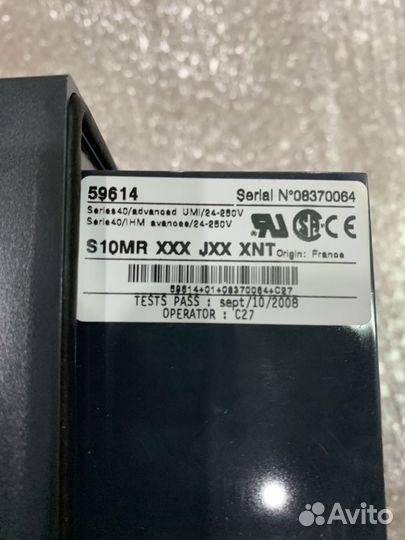 Микропроцессорное устройство S10MR XXX JXX XNT