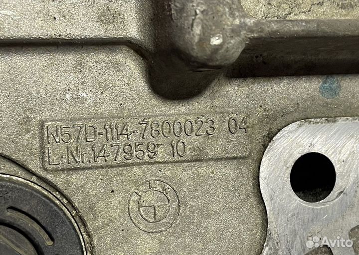 Крышка коленвала бмв Х5 Е70 n57 4.0d