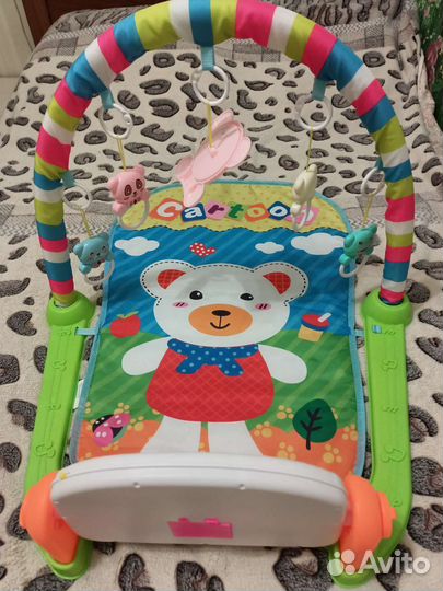 Новый развивающий коврик с пианино