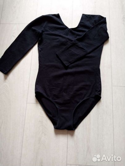 Гимнастические купальники, черные р.42, р.44