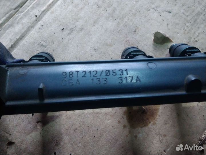 Форсунки топливные 06A133317A VAG 1.6L AKL