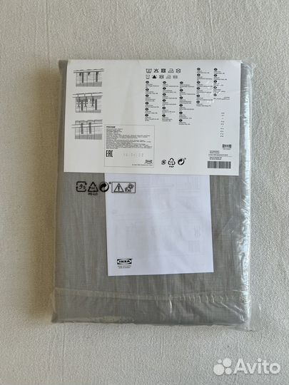 Шторы IKEA лен