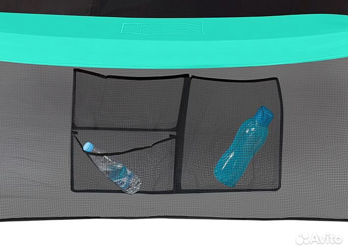 Батут Hasttings Classic Green 8ft 2,44м с защитной