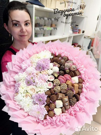 Съедобные букеты ко Дню воспитателя и учителя