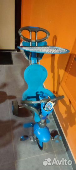 Велосипед с родительской ручкой