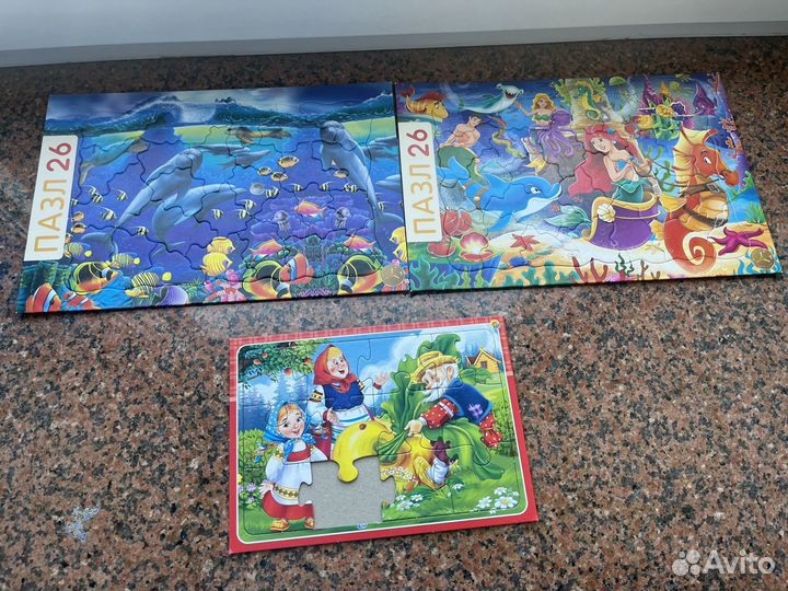 Пазлы крупные