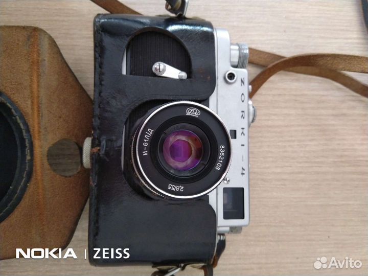 Zorki - 4 плёночный фотоаппарат, фотообъективы