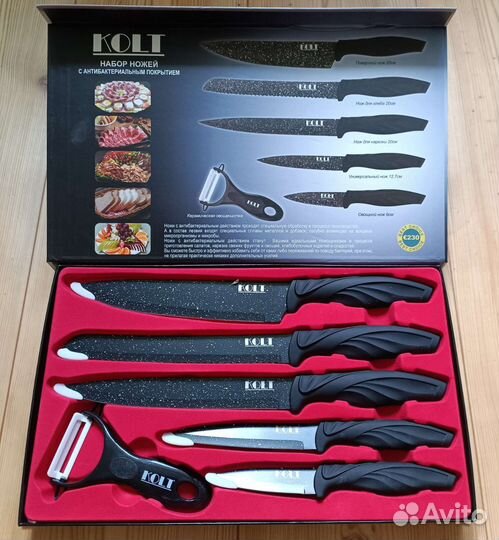 Набор кухонных ножей kolt