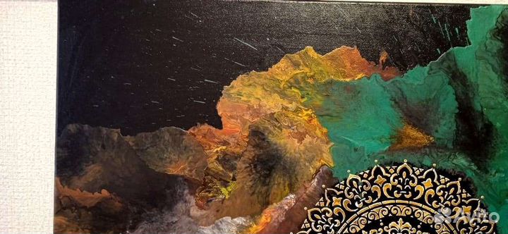 Картина акрилом на холсте