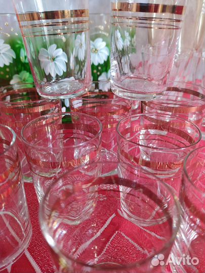 Стопки, фужеры СССР. Винтаж.Стекло