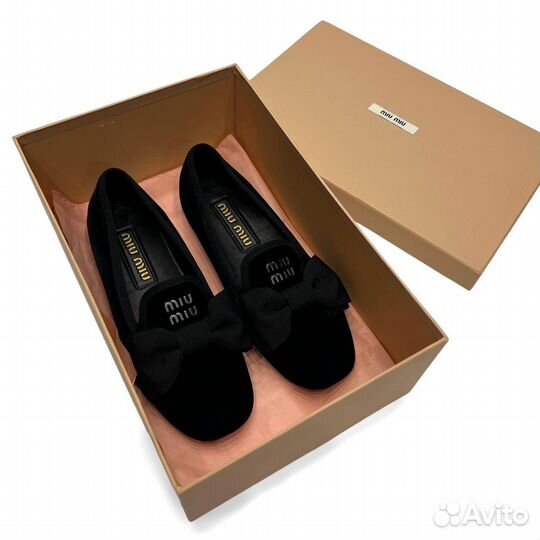 Балетки miu miu