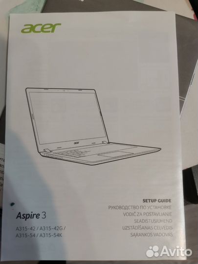 Ноутбук acer aspire 3