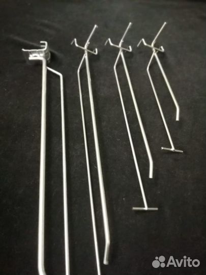 Крючки для стеллажей и перфорации