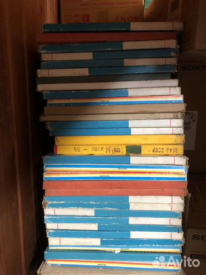 Картонные коробки для магнитофонной ленты