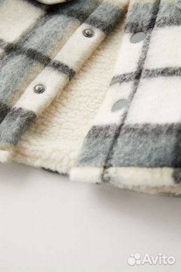 Куртка-Рубашка теплая,Zara, детская