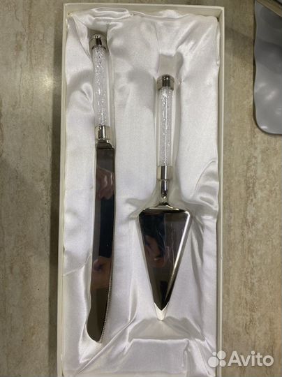 Нож и лопатка для торта