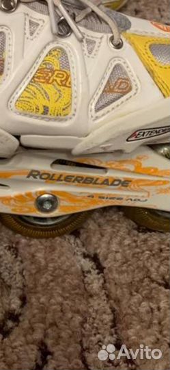 Роликовые коньки rollerblade раздвижные