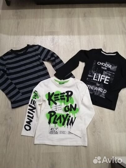 Лонгслив на мальчика 7-8 лет