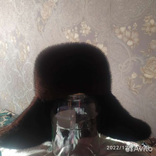 Норковая шапка мужская новая