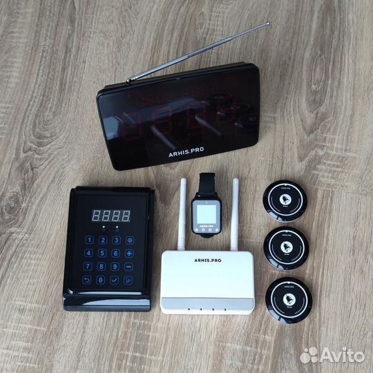 Кнопка вызова персонала, мастера / часы, пульт, та