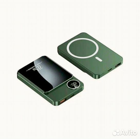 Magsafe 10000 mah 20вт зелёный