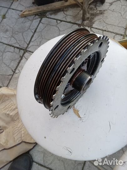 Шкив коленвала форд мондео 5, 2,5л