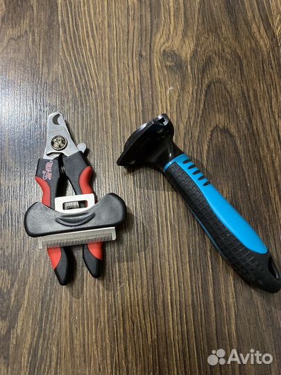 Когтерезка и инструмент для вычесывания шерсти