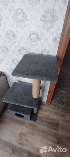 Домик для кошки с когтеточкой