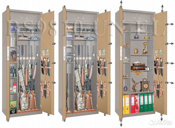 Сейф для хранения оружия и ценностей BS9810 UN EL