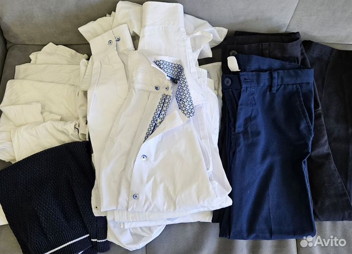 Школьная одежда для мальчика бу 128, 134,140 р