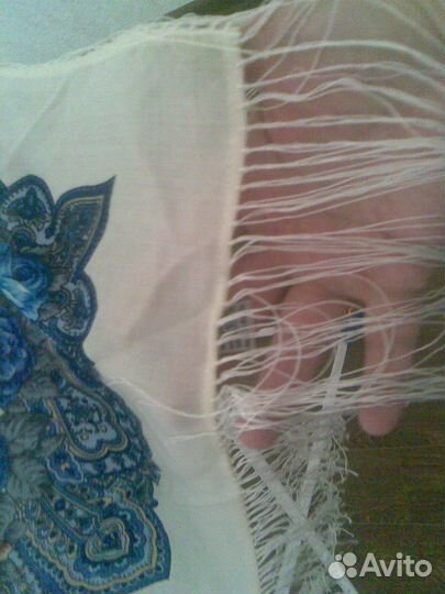 Павловопосадский платок шерсть