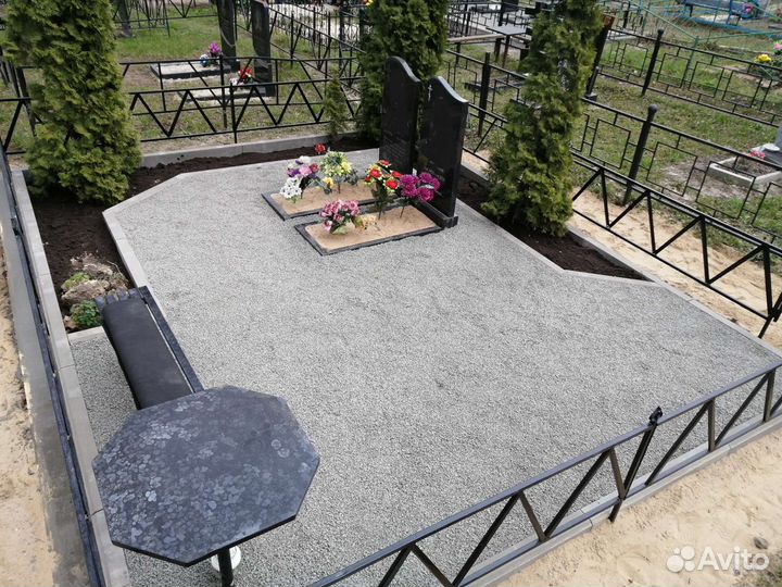 Благоустройство захоронений, могил на кладбище