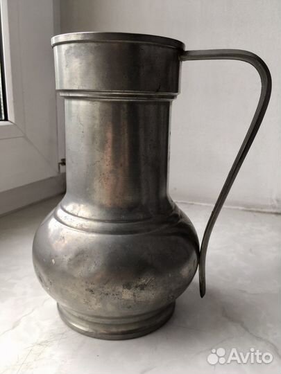 Кувшин старинный цинк Германия