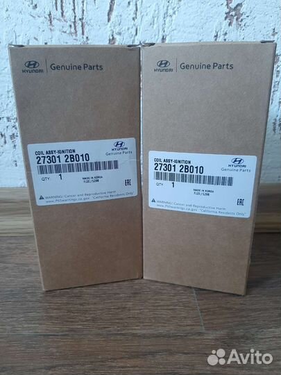 Катушка зажигания Hyundai Solaris / KIA Riо