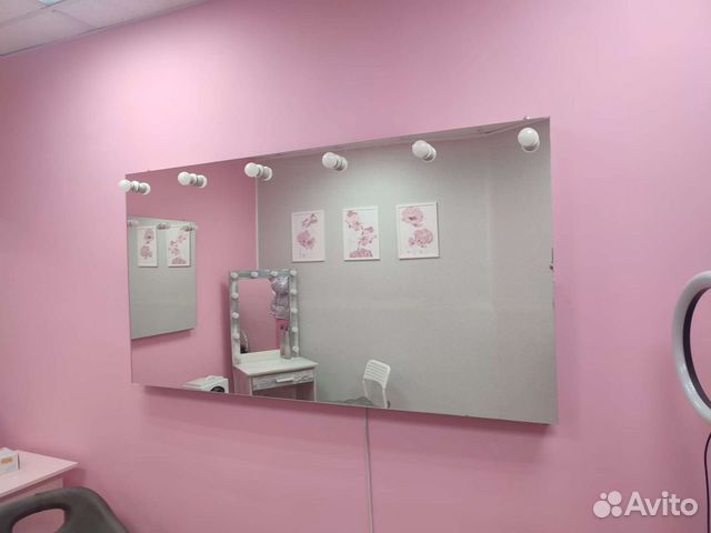 Зеркало с подсветкой бу