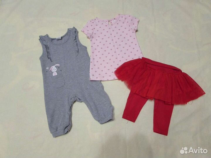 Пакет вещей для девочки от 0 до 4 месяцев