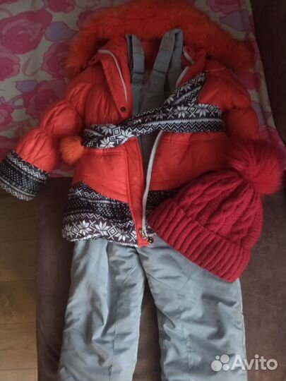 Зимний костюм для девочки