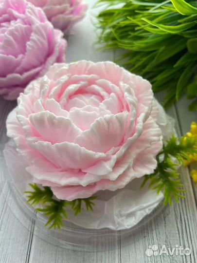 Букет из мыльных пионов
