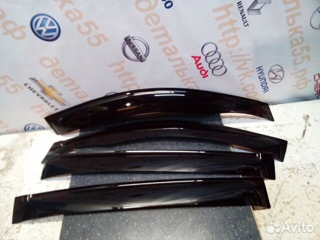 Дефлектора двери новые Mitsubishi L200 6 с 2006 г